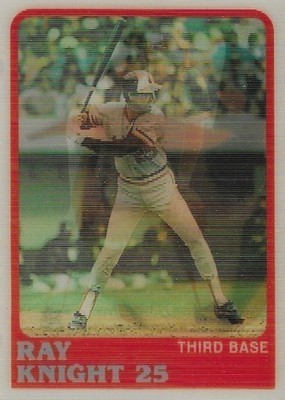Knight, Ray / Baltimore Orioles | Sportflics #115 | Baseball Trading Card | 1988 | 3-D Card
