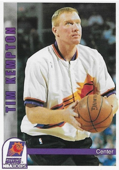 Kempton, Tim / Phoenix Suns | NBA Hoops #452 | Basketball Trading Card | 1992-93