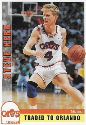 Kerr, Steve / Cleveland Cavaliers | NBA Hoops #365 | Basketball Trading Card | 1993-94 | Traded to Orlando