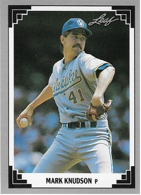Knudson, Mark / Milwaukee Brewers | Leaf #159 | Baseball Trading Card | 1991