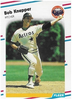 Knepper, Bob / Houston Astros | Fleer #451 | Baseball Trading Card | 1988