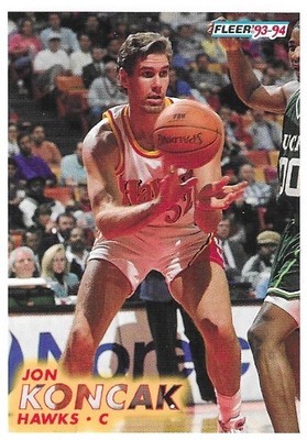 Koncak, Jon / Atlanta Hawks | Fleer #6 | Basketball Trading Card | 1993-94