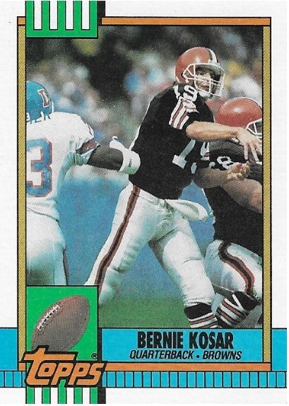 Kosar, Bernie / Cleveland Browns | Topps #163 | Football Trading Card | 1990