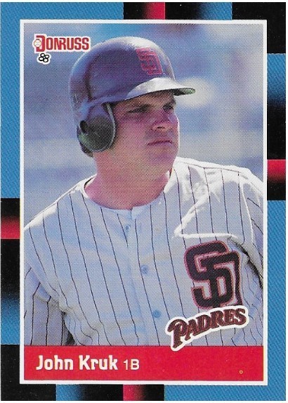 Kruk, John / San Diego Padres, Topps #596, Baseball Trading Card