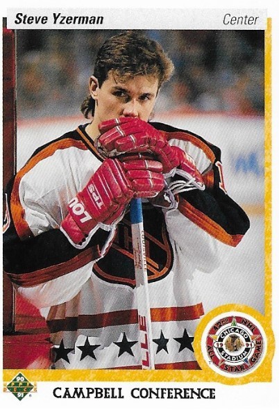 Yzerman, Steve / Detroit Red Wings | Upper Deck #477 | Hockey Trading Card | 1990-91 | All-Star