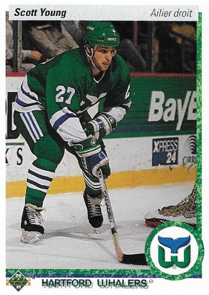 Young, Scott / Hartford Whalers | Upper Deck #87 | Hockey Trading Card | 1990-91 | Canada