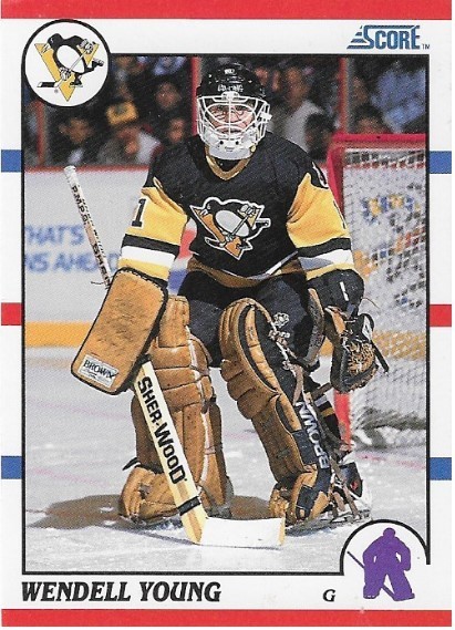 Young, Wendell / Pittsburgh Penguins | Score #298 | Hockey Trading Card | 1990-91 | Rookie Card