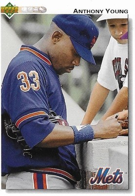 Young, Anthony / New York Mets | Upper Deck #535 | Baseball Trading Card | 1992