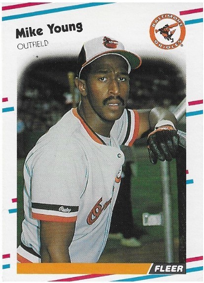 Young, Mike / Baltimore Orioles | Fleer #575 | Baseball Trading Card | 1988