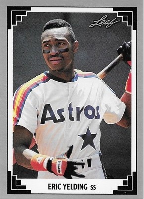 Yelding, Eric / Houston Astros | Leaf #100 | Baseball Trading Card | 1991