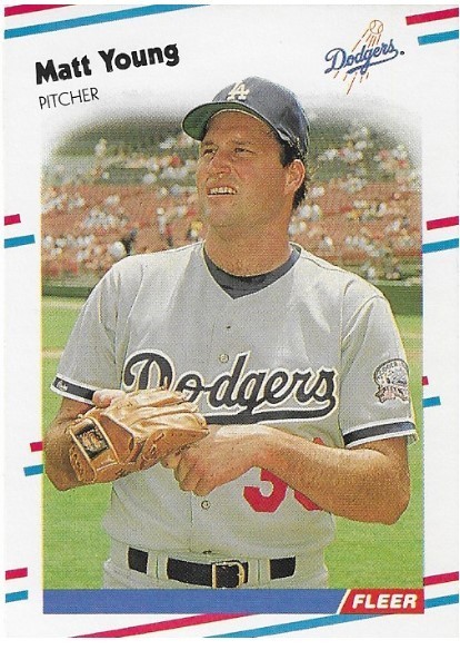 Young, Matt / Los Angeles Dodgers | Fleer #530 | Baseball Trading Card | 1988