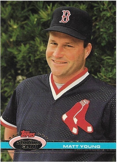 Young, Matt / Boston Red Sox | Stadium Club #426 | Baseball Trading Card | 1991