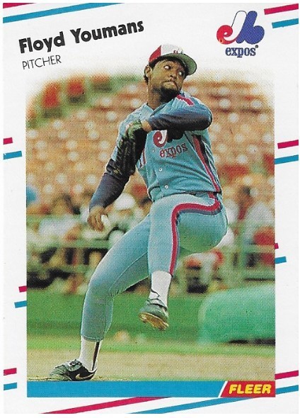 Montreal Expos 1988 Topps # 365 Mint Baseball Card Floyd Youmans 