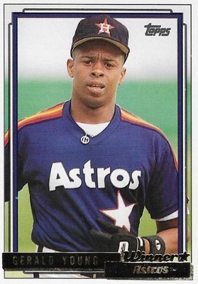 Young, Gerald / Houston Astros | Topps #241 | Baseball Trading Card | 1992 | Gold Winners