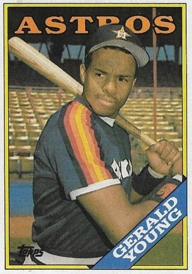 Young, Gerald / Houston Astros | Topps #368 | Baseball Trading Card | 1988 | Rookie Card
