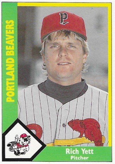 Yett, Rich / Portland Beavers | CMC #563 | Baseball Trading Card | 1990 | Pacific Coast League