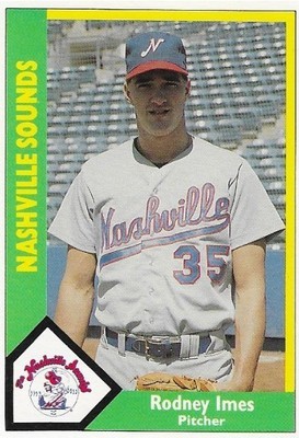 Imes, Rodney / Nashville Sounds | CMC #132 | Baseball Trading Card | 1990 | American Association