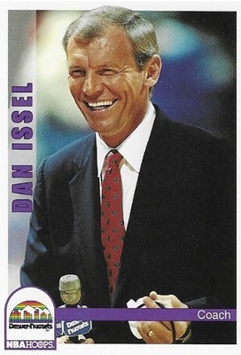 Issel, Dan / Denver Nuggets | NBA Hoops #245 | Basketball Trading Card | 1992-93 | Hall of Famer