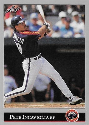 Incaviglia, Pete / Houston Astros | Leaf #458 | Baseball Trading Card | 1992