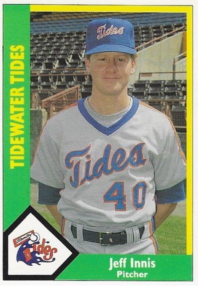 Innis, Jeff / Tidewater Tides | CMC #357 | Baseball Trading Card | 1990 | International League