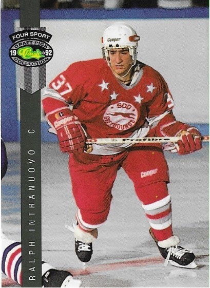 Intranuovo, Ralph / Sault Ste. Marie Greyhounds | Classic Four Sport #176 | Hockey Trading Card | 1992