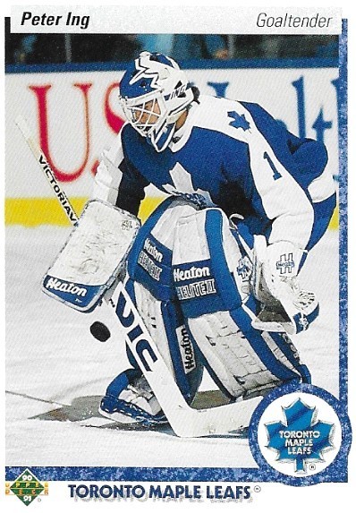 Ing, Peter / Toronto Maple Leafs | Upper Deck #432 | Hockey Trading Card | 1990-91 | Rookie Card