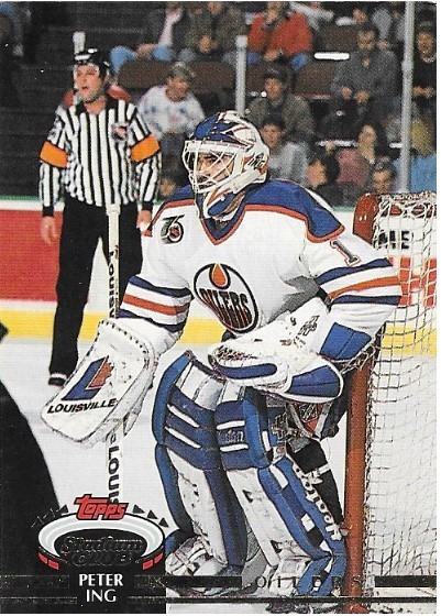Ing, Peter / Edmonton Oilers | Stadium Club #347 | Hockey Trading Card | 1992-93