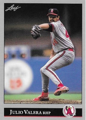 Valera, Julio / California Angels | Leaf #490 | Baseball Trading Card | 1992