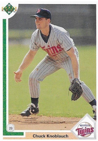 Knoblauch, Chuck / Minnesota Twins | Upper Deck #40 | Baseball Trading Card | 1991