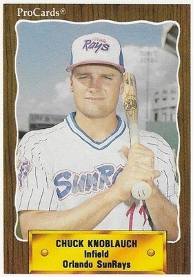Knoblauch, Chuck / Orlando Sun Rays | ProCards (CMC) #807 | Baseball Trading Card | 1990 | Southern League