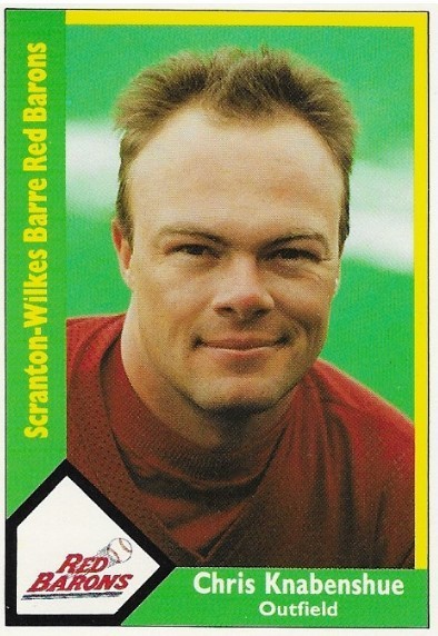 Knabenshue, Chris / Scranton Wilkes-Barre Red Barons | CMC #246 | Baseball Trading Card | 1990 | International League
