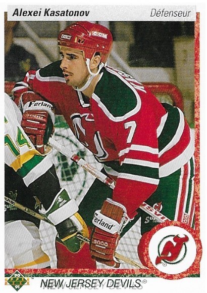 Kasatonov, Alexei / New Jersey Devils | Upper Deck #286 | Hockey Trading Card | 1990-91 | Canada | Rookie Card