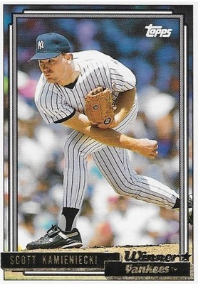 Kamieniecki, Scott / New York Yankees | Topps #102 | Baseball Trading Card | 1992 | Gold Winners