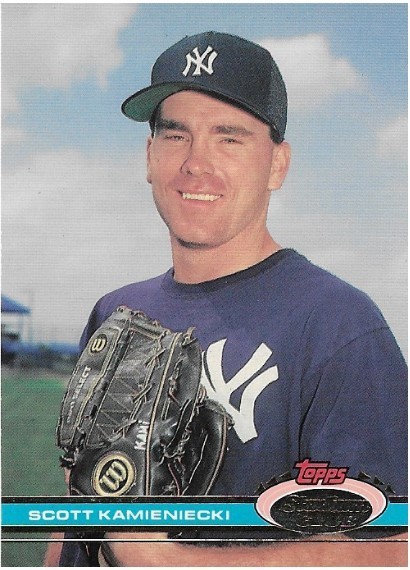 Kamieniecki, Scott / New York Yankees | Stadium Club #568 | Baseball Trading Card | 1991 | Rookie Card
