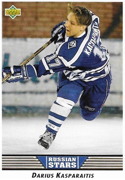 Kasparaitis, Darius / Moscow Dynamo | Upper Deck #335 | Hockey Trading Card | 1992-93 | Russian Stars