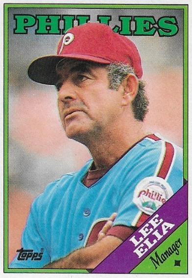 Elia, Lee / Philadelphia Phillies | Topps #254 | Baseball Trading Card | 1988 | Team Checklist