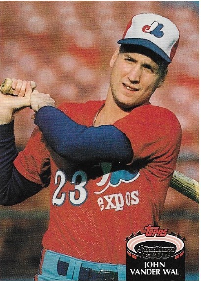 Vander Wal, John / Montreal Expos | Stadium Club #385 | Baseball Trading Card | 1992 | Rookie Card