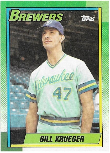 Krueger, Bill / Milwaukee Brewers | Topps #518 | Baseball Trading Card | 1990