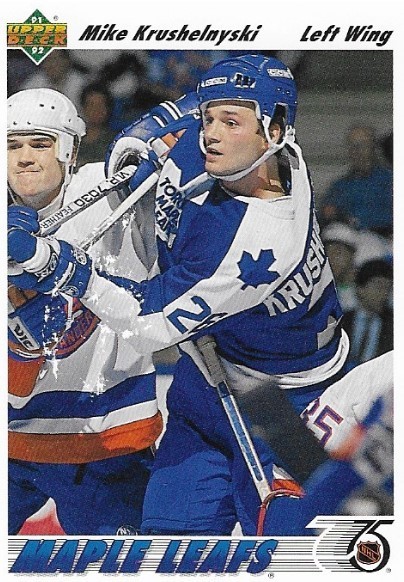 Krushelnyski, Mike / Toronto Maple Leafs | Upper Deck #320 | Hockey Trading Card | 1991-92