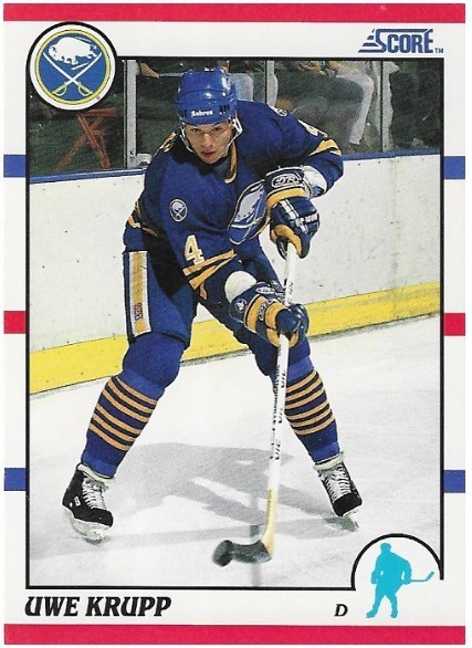 Krupp, Uwe / Buffalo Sabres | Score #169 | Hockey Trading Card | 1990-91