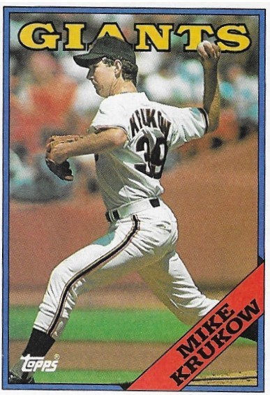 Krukow, Mike / San Francisco Giants | Topps #445 | Baseball Trading Card | 1988