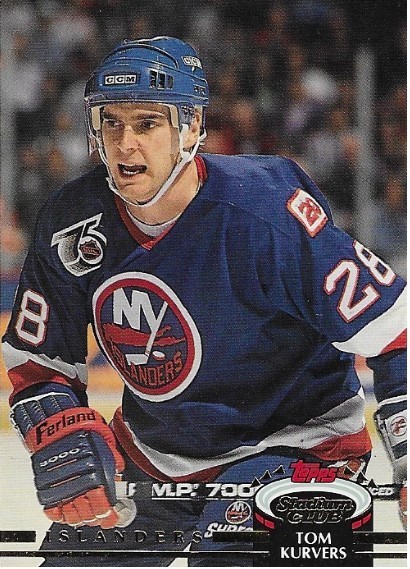 Kurvers, Tom / New York Islanders | Stadium Club #409 | Hockey Trading Card | 1992-93