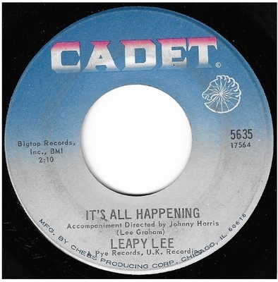 Leapy Lee / It&#39;s All Happening | Cadet 5635 | Single, 7&quot; Vinyl | January 1969