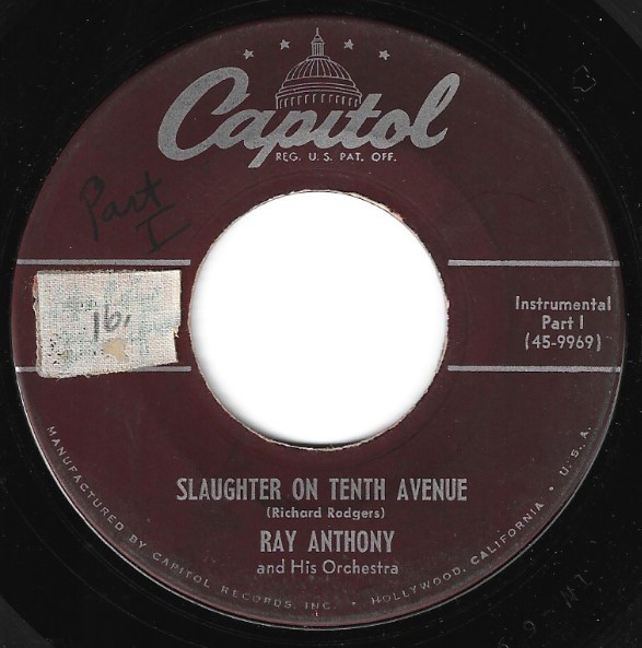 Anthony, Ray / Slaughter On Tenth Avenue | Capitol 6F-2085 | Single, 7" Vinyl | 1952