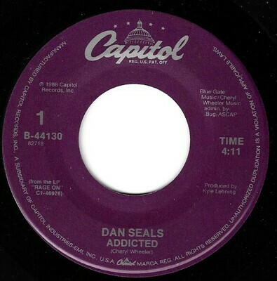 Seals, Dan / Addicted | Capitol B-44130 | Single, 7" Vinyl | May 1988
