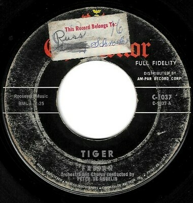 Fabian / Tiger | Chancellor C-1037 | Single, 7&quot; Vinyl | May 1959