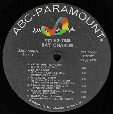 Charles, Ray / Crying Time | ABC-Paramount ABC-544 | Album, 12&quot; Vinyl | February 1966