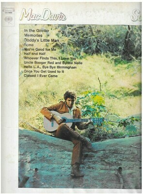 Davis, Mac / Song Painter | Columbia CS-9969 | May 1970