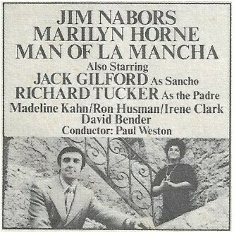 Nabors, Jim / A Lustrous La Mancha | Magazine Article | 1972