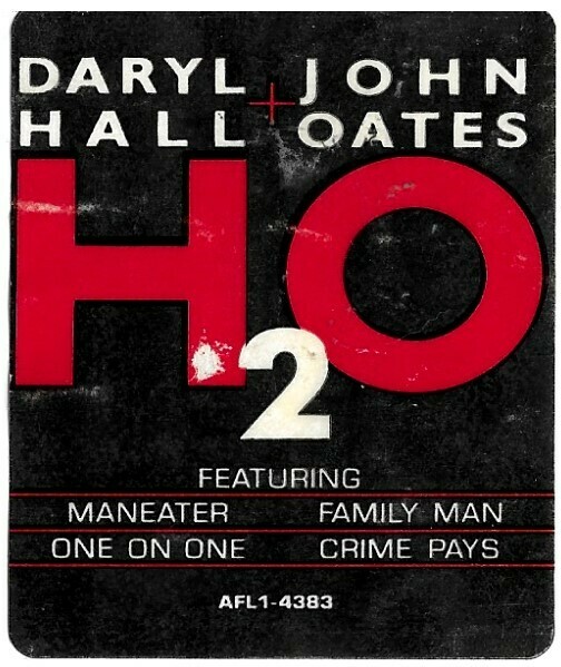 Hall + Oates / H2O | RCA AFL1-4383 | Sticker | 1982